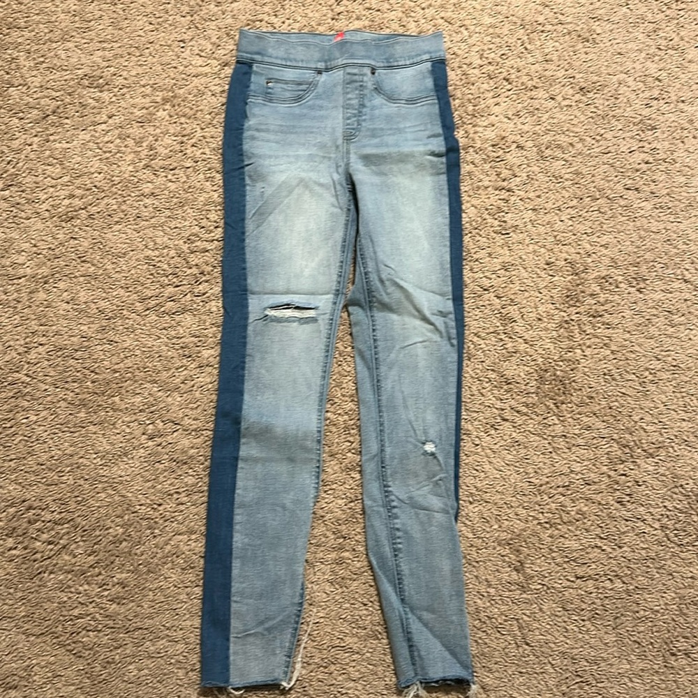 Spanx Distressed Skinny Jeans